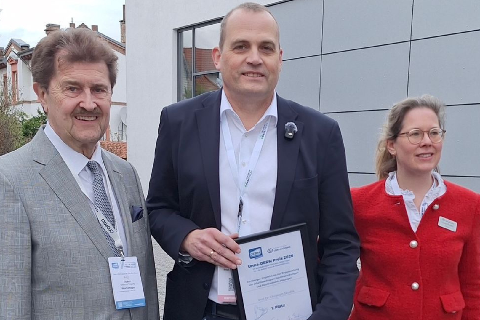 Innovationspreis für Prof. Dr. Christoph Skudlik von der Universität Osnabrück und dem BG Klinikum Hamburg