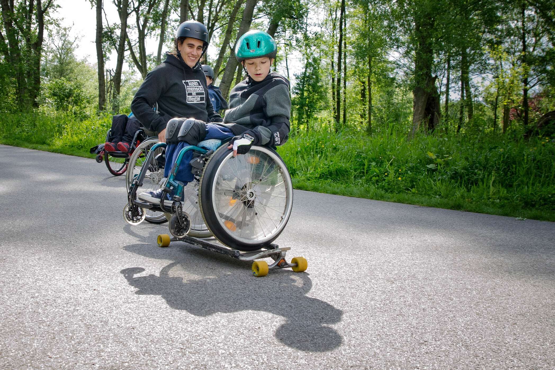 Para Skateboarding (Bildnachweis: BG Klinikum Hamburg) Para Skateboarding