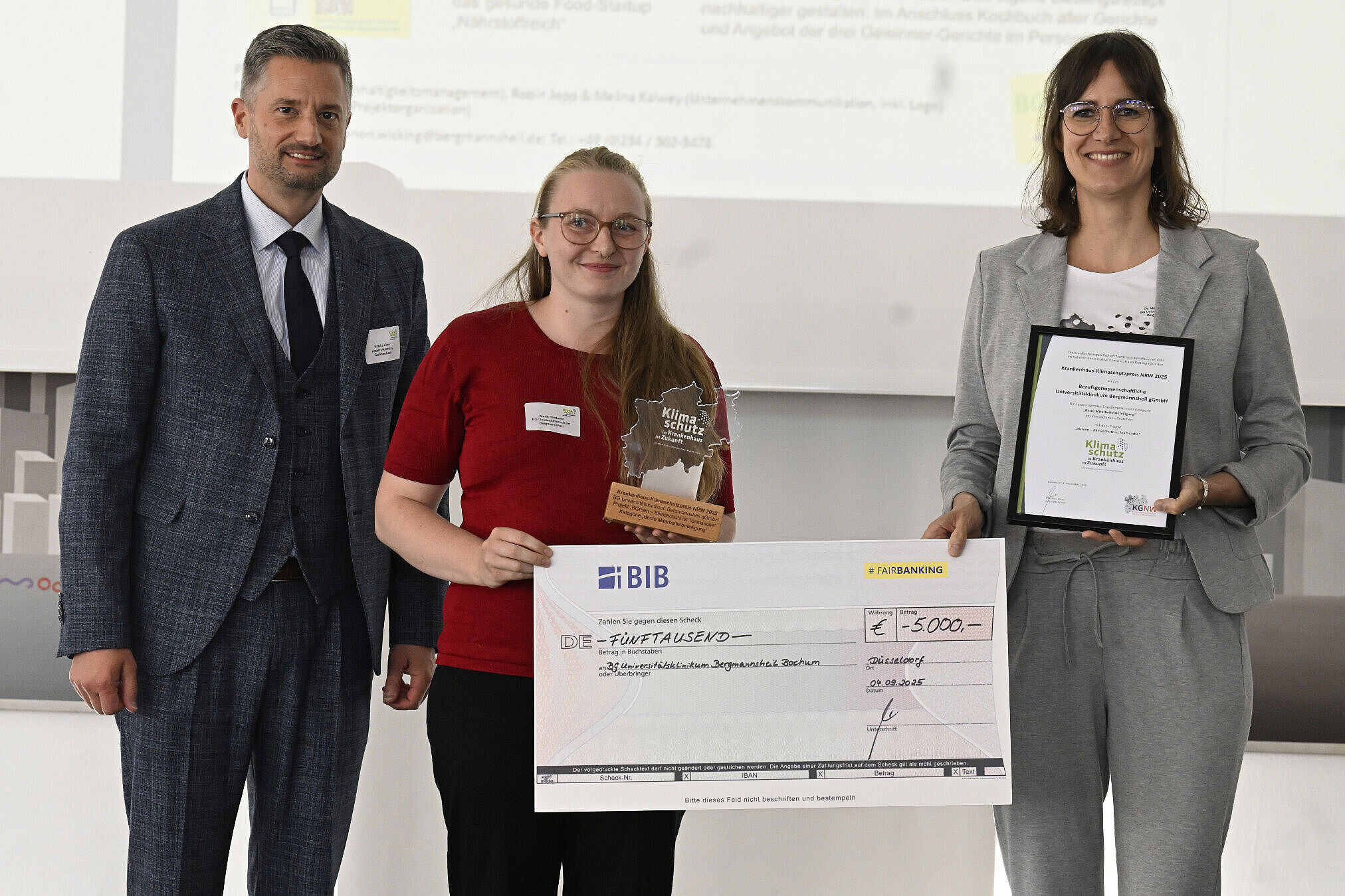 Bergmannsheil gewinnt Krankenhaus-Klimaschutzpreis Bergmannsheil gewinnt Krankenhaus-Klimaschutzpreis